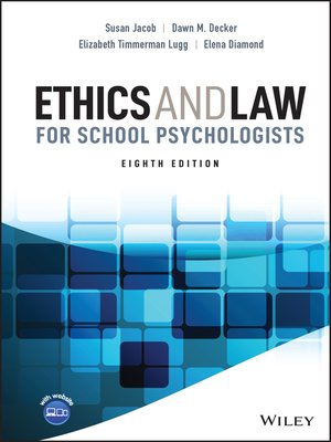 cover image of Ethics and Law for School Psychologists